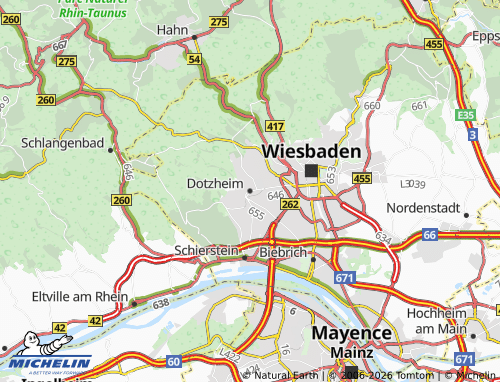 MICHELIN Dotzheim map - ViaMichelin