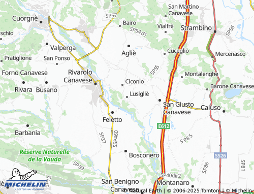 Mappa MICHELIN Lusigliè - ViaMichelin