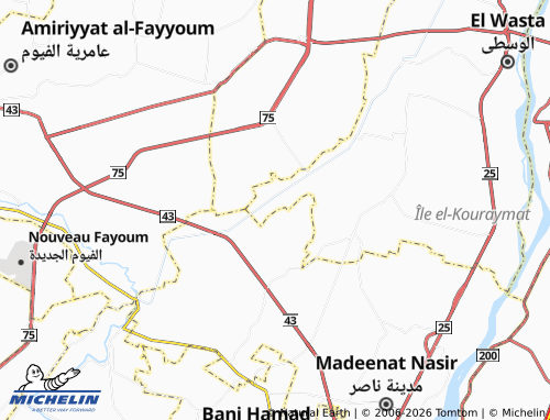 Mappa MICHELIN al-Nawamees - ViaMichelin