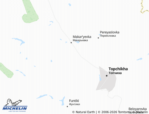 MICHELIN-Landkarte Mikhaylovka - ViaMichelin