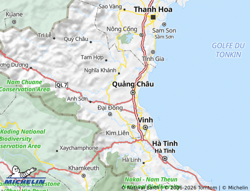 Mapa MICHELIN Yên Thành - ViaMichelin
