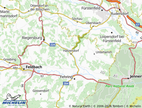 Mapa MICHELIN Hatzendorf - ViaMichelin