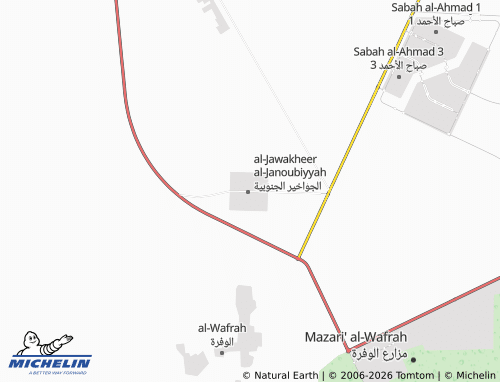 MICHELIN Jawakheer South Block 3 map - ViaMichelin