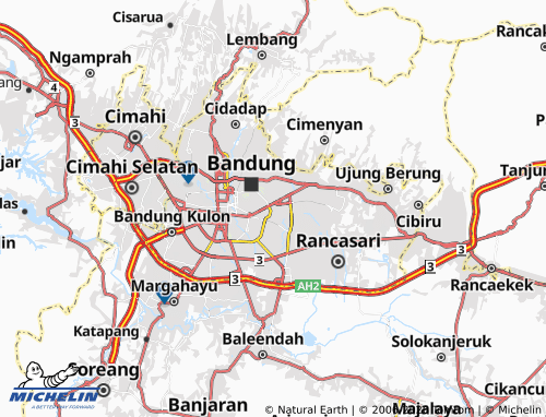 MICHELIN Kacapiring map - ViaMichelin