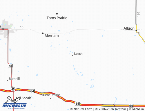 Mapa MICHELIN Leech - ViaMichelin