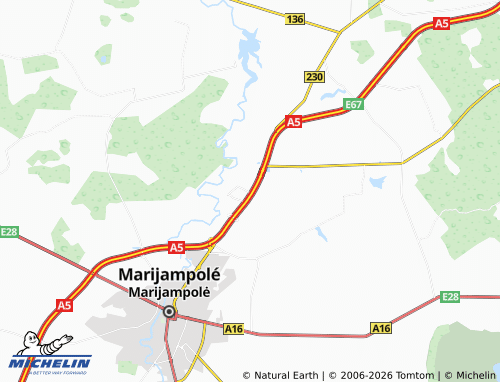 Mappa MICHELIN Puskelniai - ViaMichelin