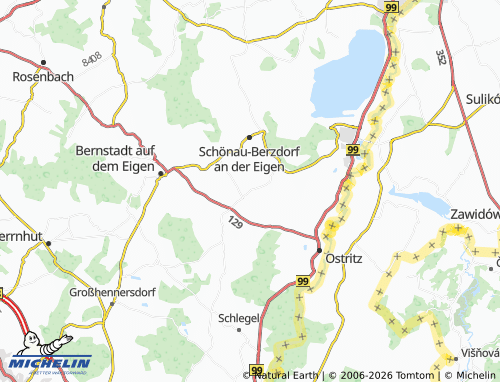 MICHELIN Kiesdorf auf dem Eigen map - ViaMichelin