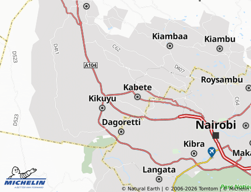 MICHELIN Kanyariri map - ViaMichelin
