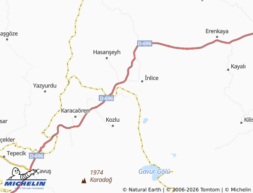 Mappa MICHELIN Bükçe - ViaMichelin
