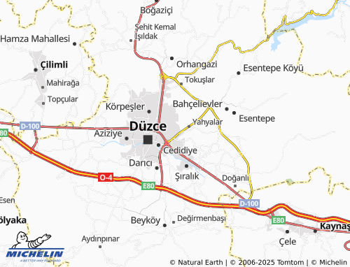 MICHELIN-Landkarte Koçyazı - ViaMichelin