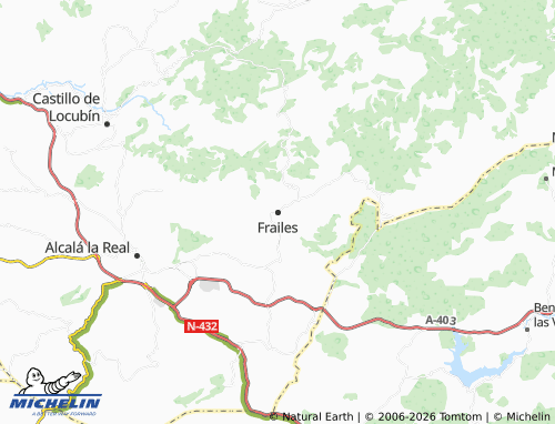 Mappa MICHELIN Frailes - ViaMichelin