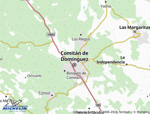 Carte MICHELIN Las Peñitas - ViaMichelin