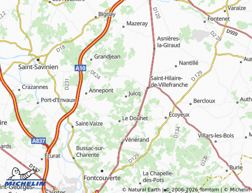 Mapa MICHELIN Juicq - ViaMichelin