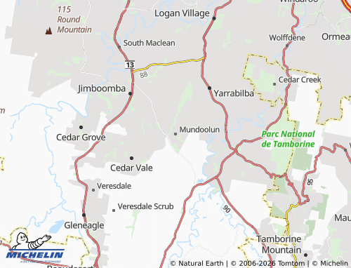 Mappa MICHELIN Mundoolun - ViaMichelin