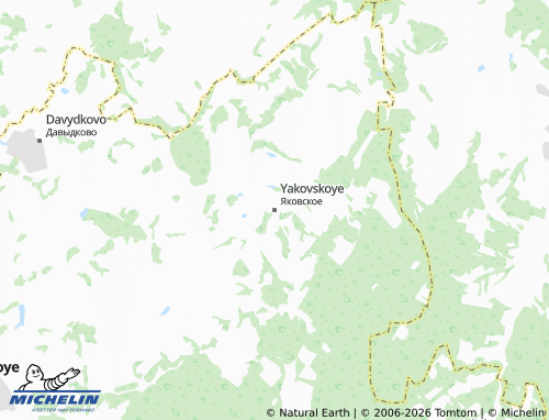 MICHELIN-Landkarte Yakovskoye - ViaMichelin