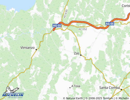 MICHELIN Vilar (San Pedro) map - ViaMichelin