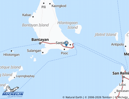MICHELIN Pooc map - ViaMichelin