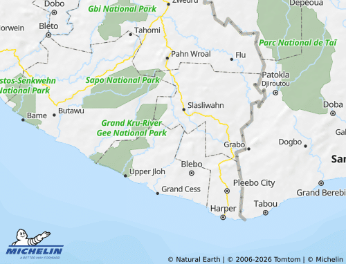 Carte MICHELIN Dweh - ViaMichelin