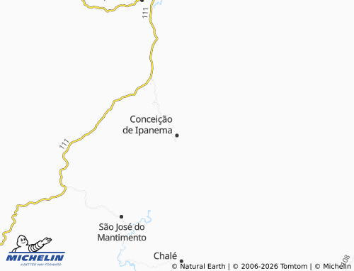Mappa MICHELIN Conceição de Ipanema - ViaMichelin