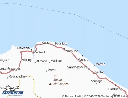 Mapa MICHELIN Namuac - ViaMichelin
