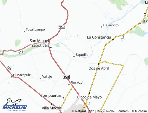 Mappa MICHELIN Zapotillo - ViaMichelin
