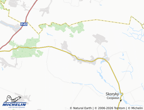 Mappa MICHELIN Shel'paky - ViaMichelin
