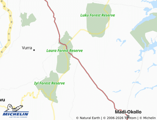 MICHELIN Uleppi map - ViaMichelin