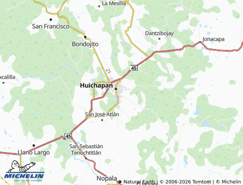 MICHELIN El Calvario map - ViaMichelin