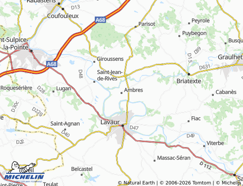 Mapa MICHELIN Ambres - ViaMichelin
