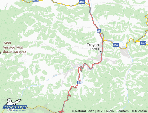 MICHELIN Gorno Trape map - ViaMichelin