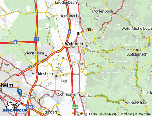 MICHELIN Waid map - ViaMichelin