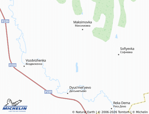 MICHELIN-Landkarte Grachevka - ViaMichelin