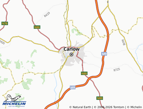 Mapa MICHELIN Carlow - ViaMichelin