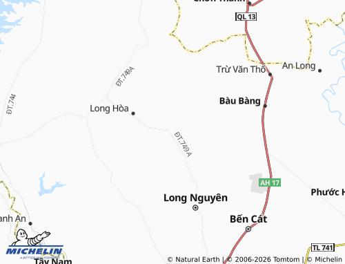 Mappa MICHELIN Long Tân - ViaMichelin