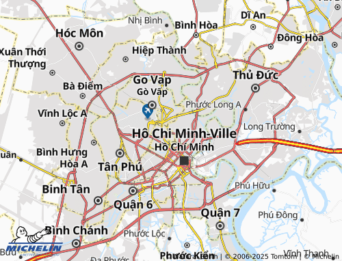 Mapa MICHELIN Phường 6 - ViaMichelin