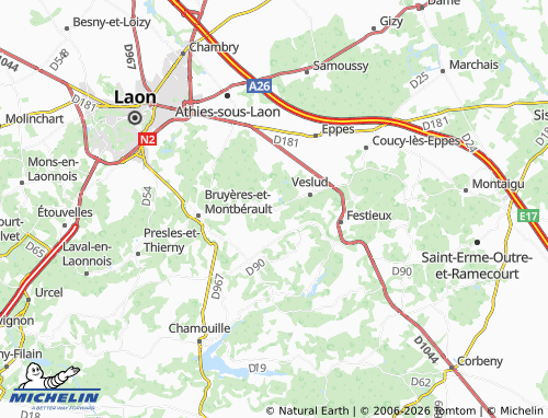 Mappa MICHELIN Parfondru - ViaMichelin