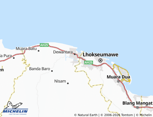 Mapa MICHELIN Tambon Tunong - ViaMichelin