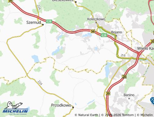 Carte MICHELIN Leśno - ViaMichelin