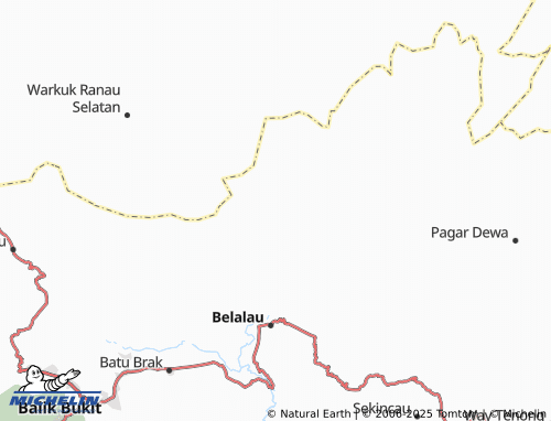 MICHELIN Hujung map - ViaMichelin