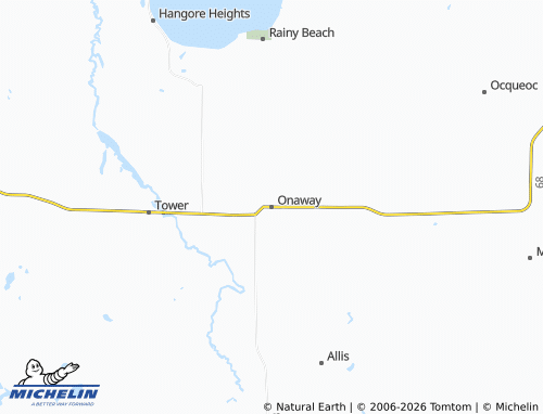 Mappa MICHELIN Onaway - ViaMichelin