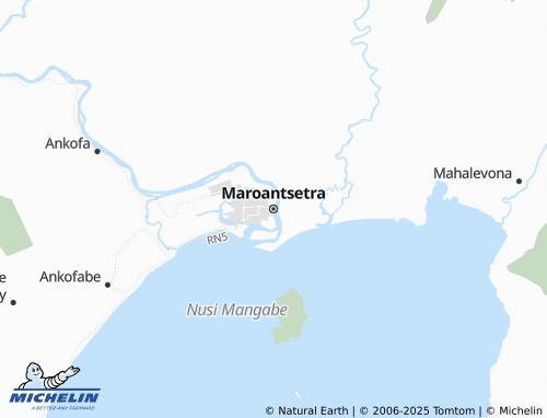 MICHELIN Maroantsetra map - ViaMichelin