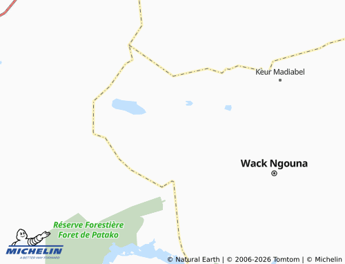 Mapa MICHELIN Ndrame Escale - ViaMichelin