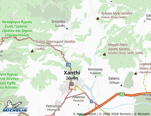 Carte MICHELIN Siroko - ViaMichelin