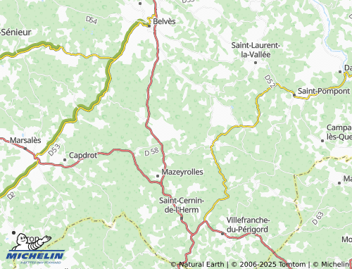 Carte MICHELIN Latrape - ViaMichelin
