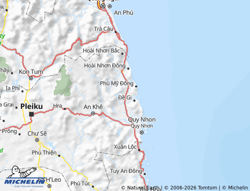 MICHELIN-Landkarte Phù Mỹ - ViaMichelin