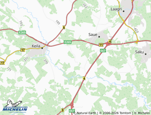 MICHELIN Aila map - ViaMichelin