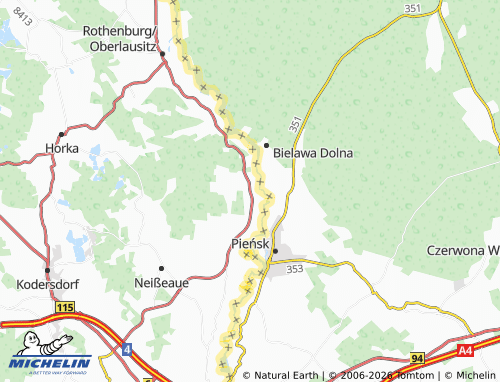 Carte MICHELIN Zentendorf - ViaMichelin