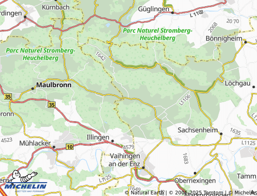 Mappa MICHELIN Gündelbach - ViaMichelin