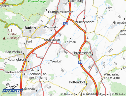 MICHELIN Oberwaltersdorf map - ViaMichelin