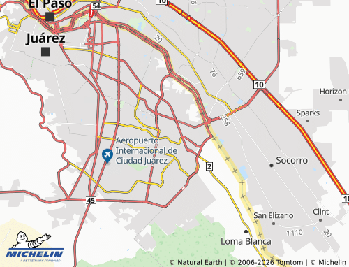 Mappa MICHELIN Jardines del Valle - ViaMichelin